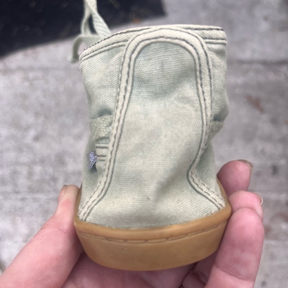 SANUK WOMENS 7 OLIVE GREEN CHUKKAS VEE K SHAWN BOAT BOOT SHOES - Picture 5 of 7